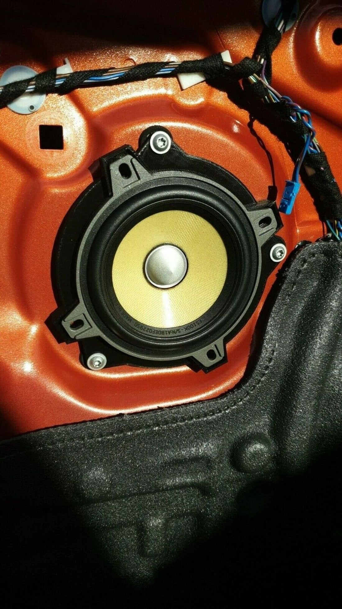 BMW 1 Series with focal speaker adaptor inside