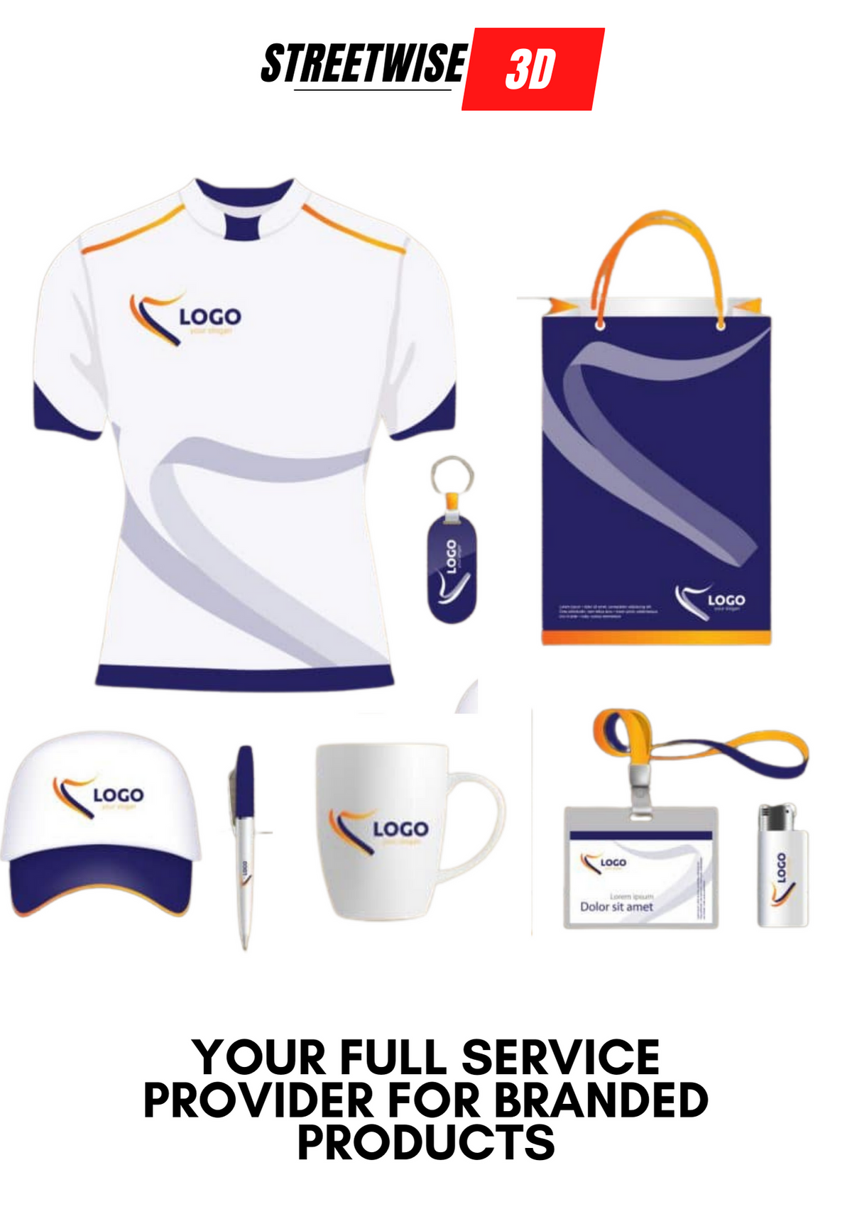 Customizable Merchandise Custom Merchandise – Streetwise3D