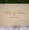 Personalized Wedding Guest Book - Engraved