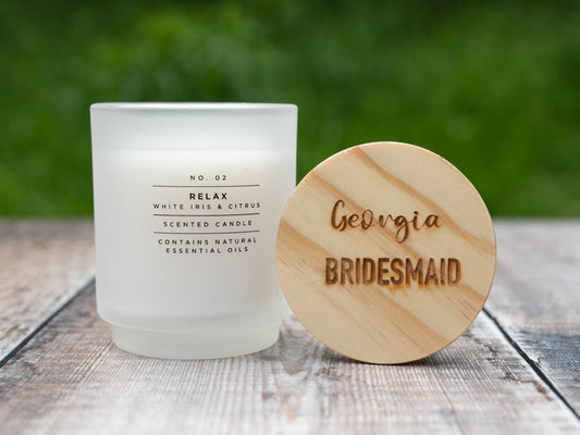 Custom Engraved Candles