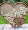 Personalised Wedding Guest Book Heart