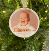 Baby’s First Christmas Photo Bauble