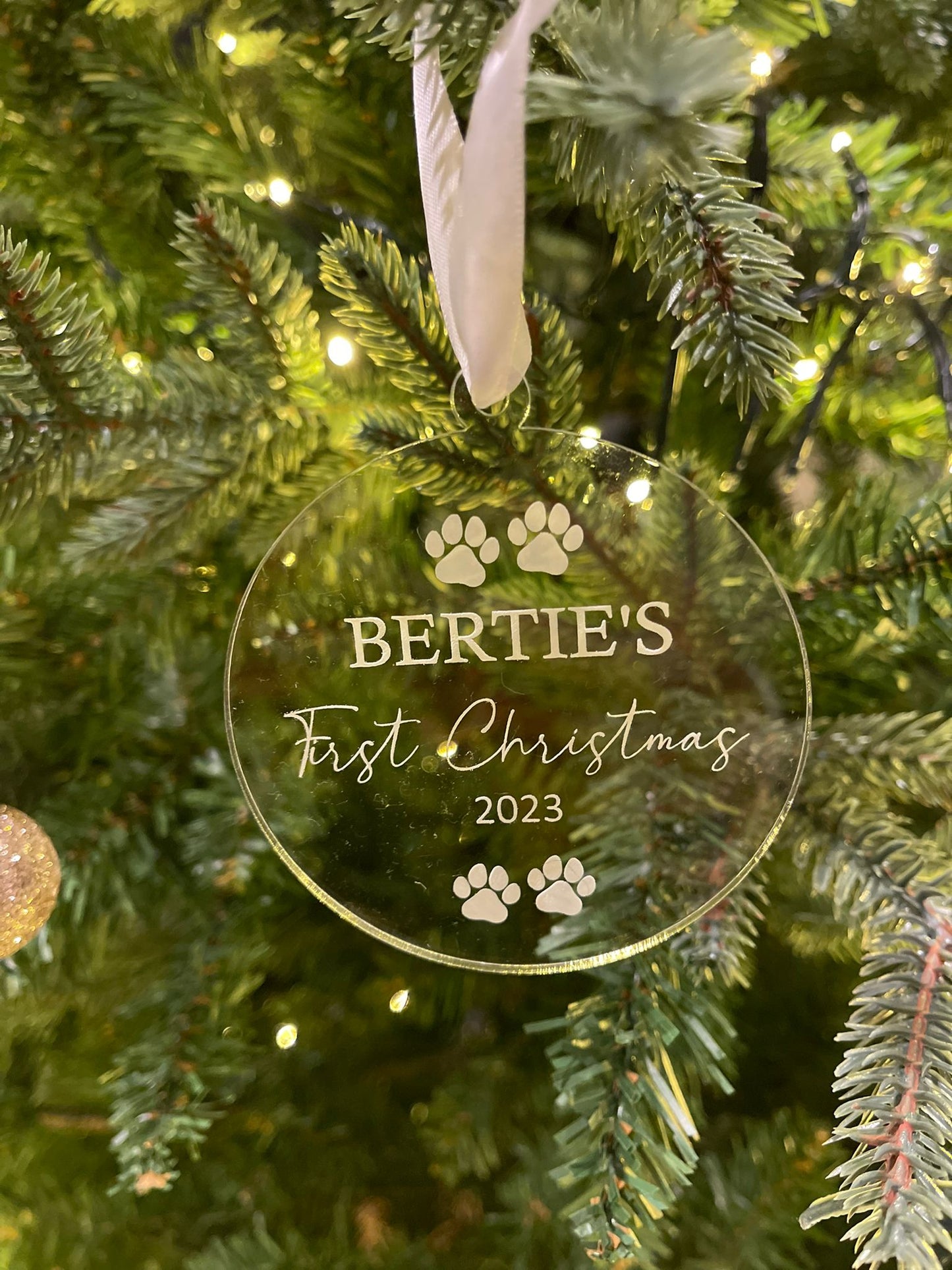 Dog’s First Christmas Bauble