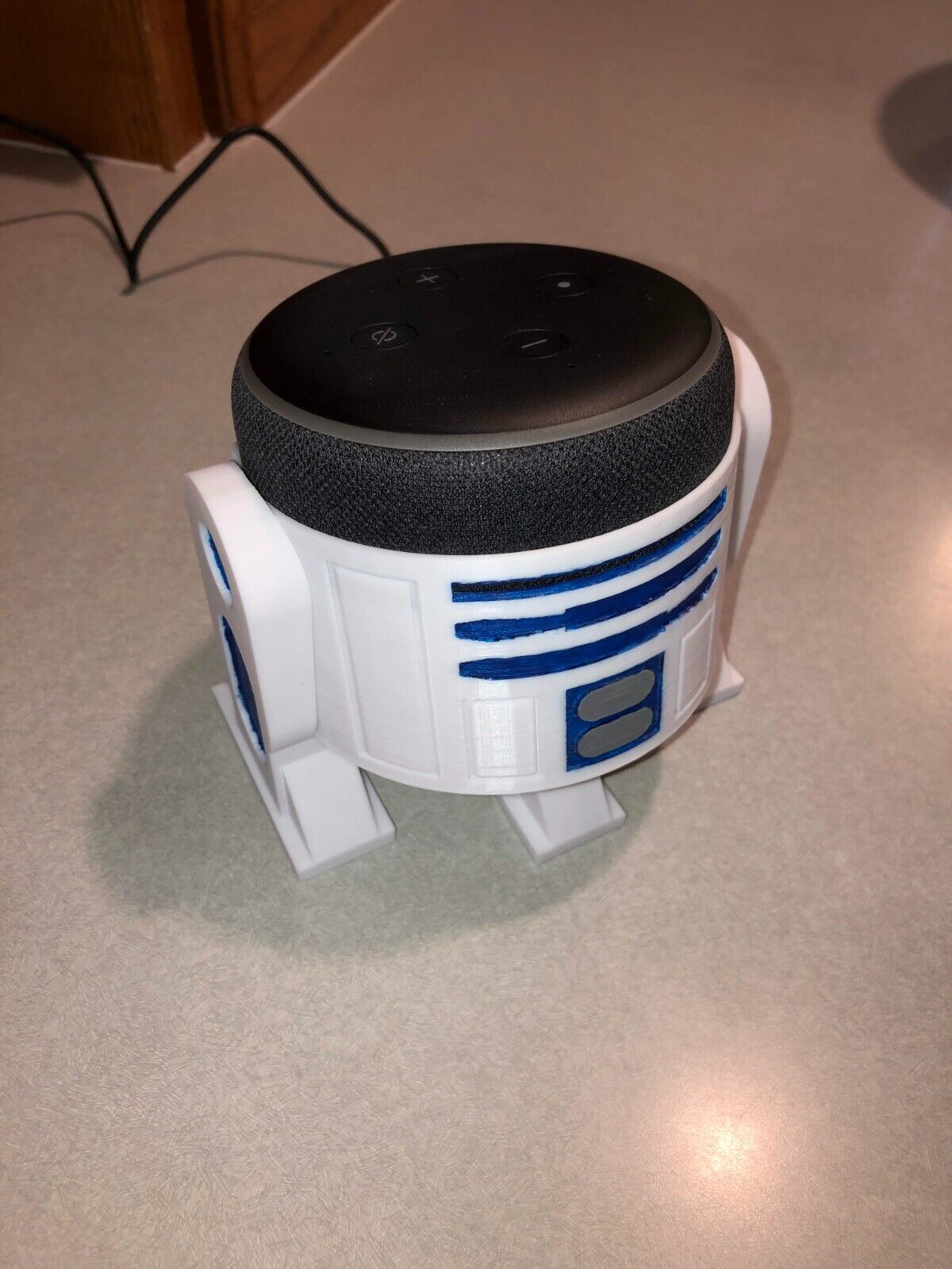 R2-D2 Inspired Echo Dot Stand 4 (Gen 4 & 5) Amazon Alexa 3D Printed