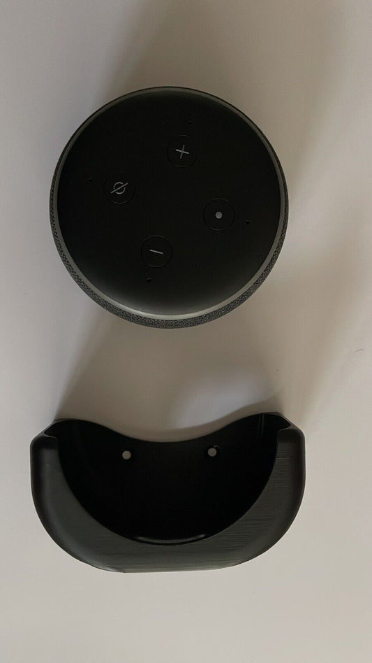 Black or White Wall Mount for Amazon Echo Dot 3rd Gen with screws