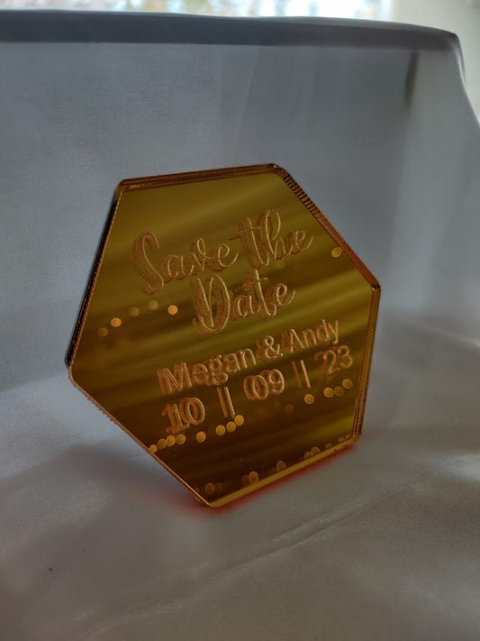 Save the Date - Acrylic Magnet